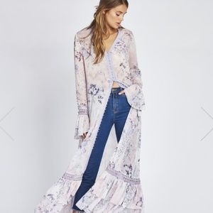 ISO We Are Kindred Camilla Lilac Fields Shirtdress